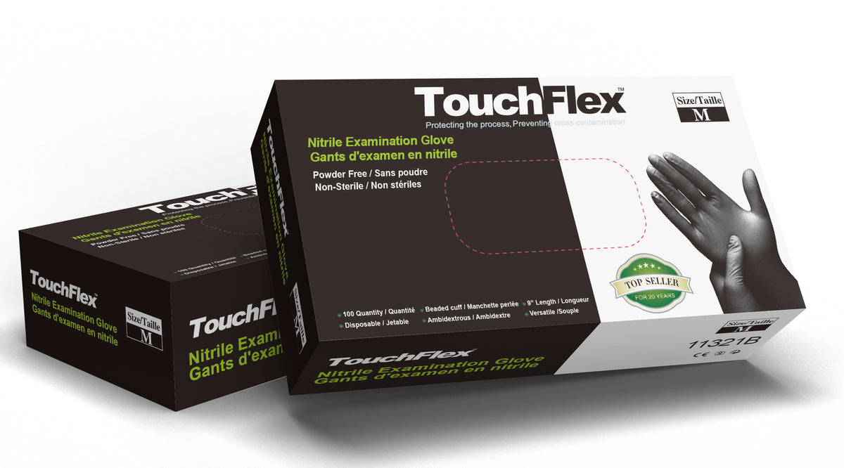 TouchFlex Nitrile Exam Gloves – INTCO Medical Canada