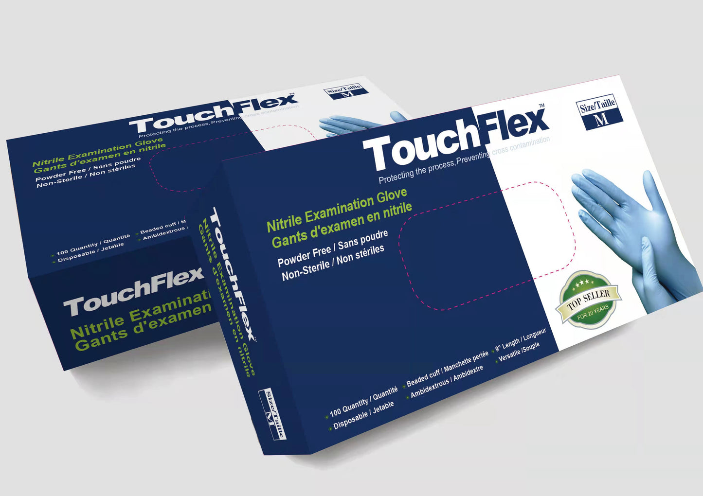 TouchFlex Nitrile Exam Gloves