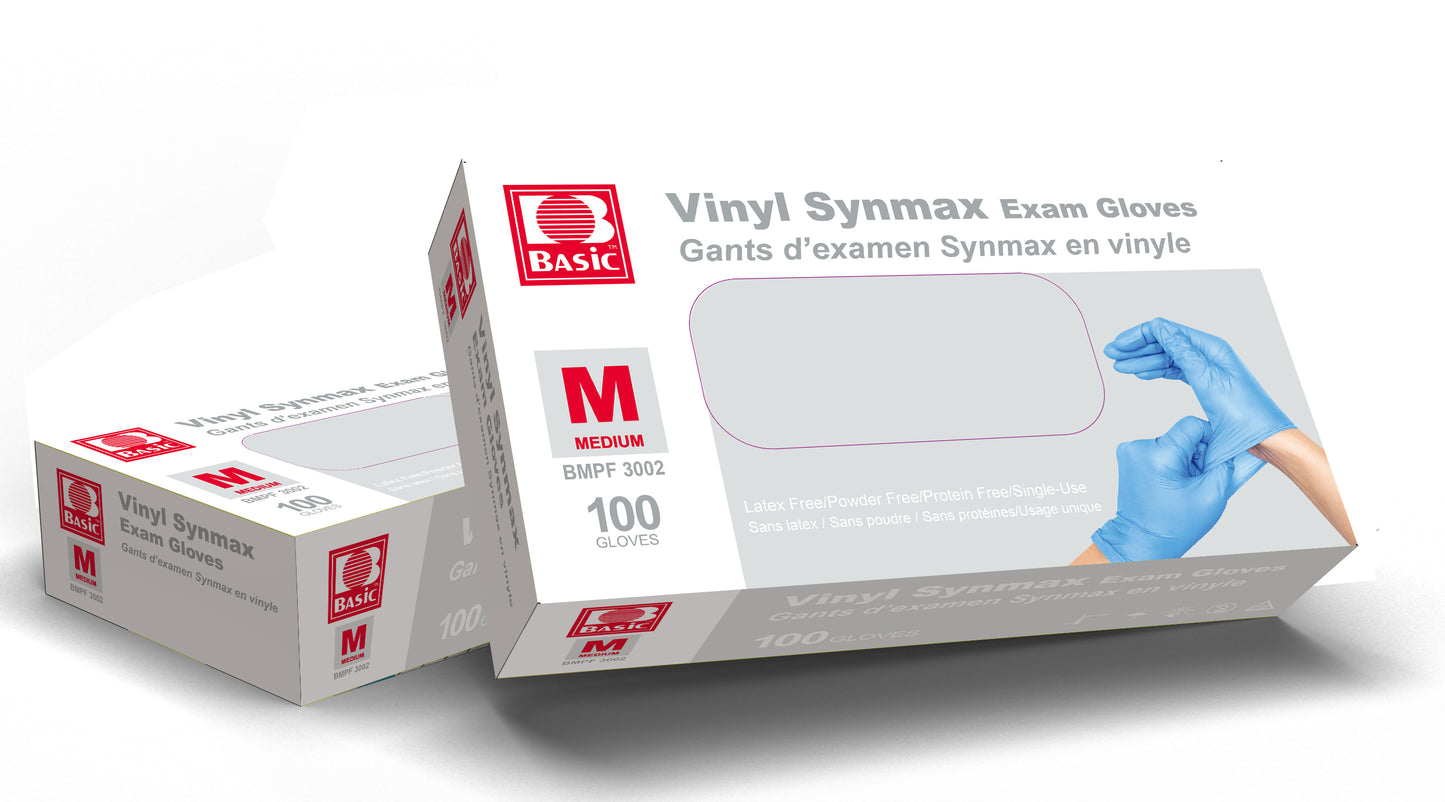 Gants d'examen en vinyle Synmax