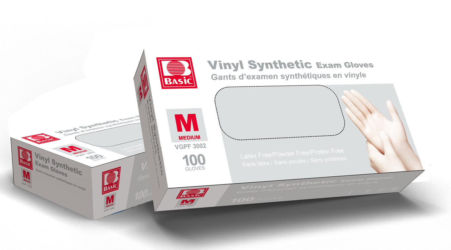 Vinyl Synthetic Exam Gloves